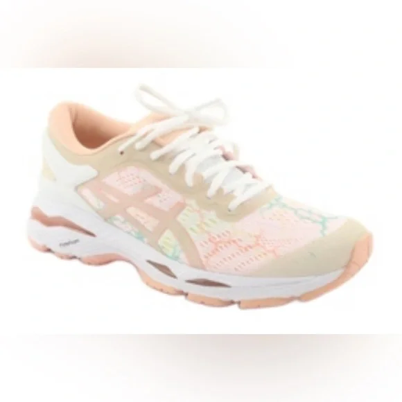 NIB ASICS Gel Kayano 24 Lite Show white/apricot ice sz 8 NWT - Picture 15 of 16